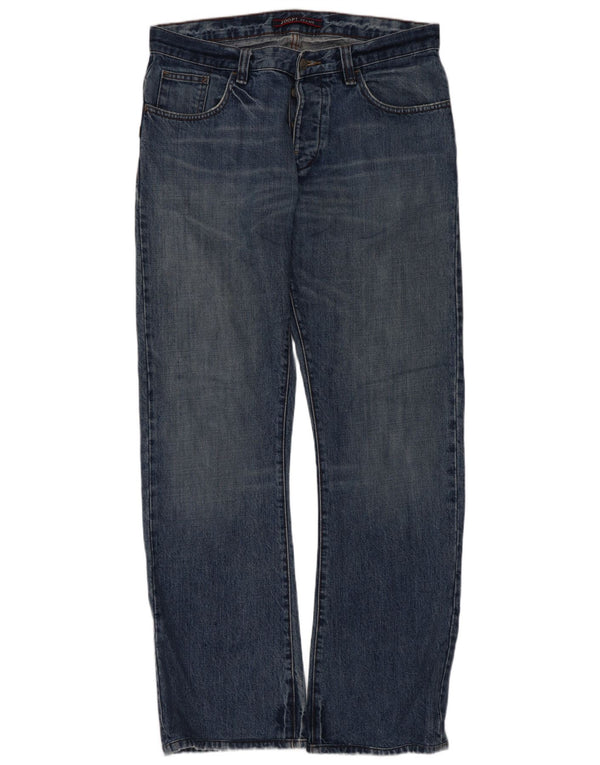 Joop Mens Bootcut Jeans W33 L34 Blue Cotton