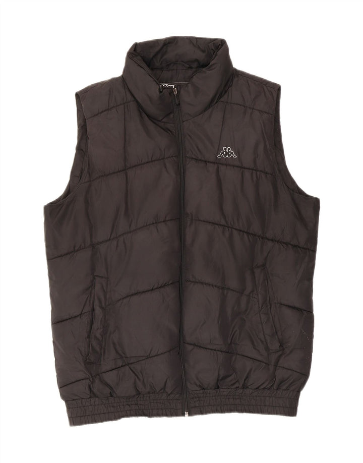 Kappa Womens Padded Gilet UK 18 XL Black Polyester