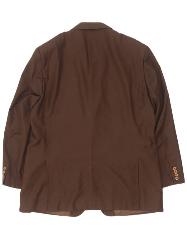 Pierre Cardin Mens 2 Button Blazer Jacket IT 58 4XL Brown
