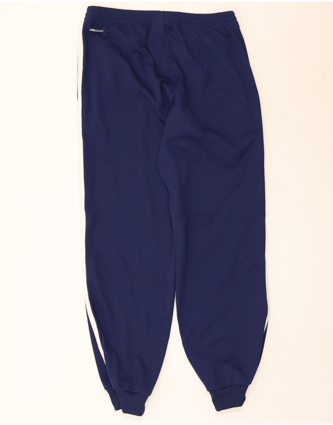 Adidas Mens Climawarm Tracksuit Trousers Joggers Large Navy Blue Polyester