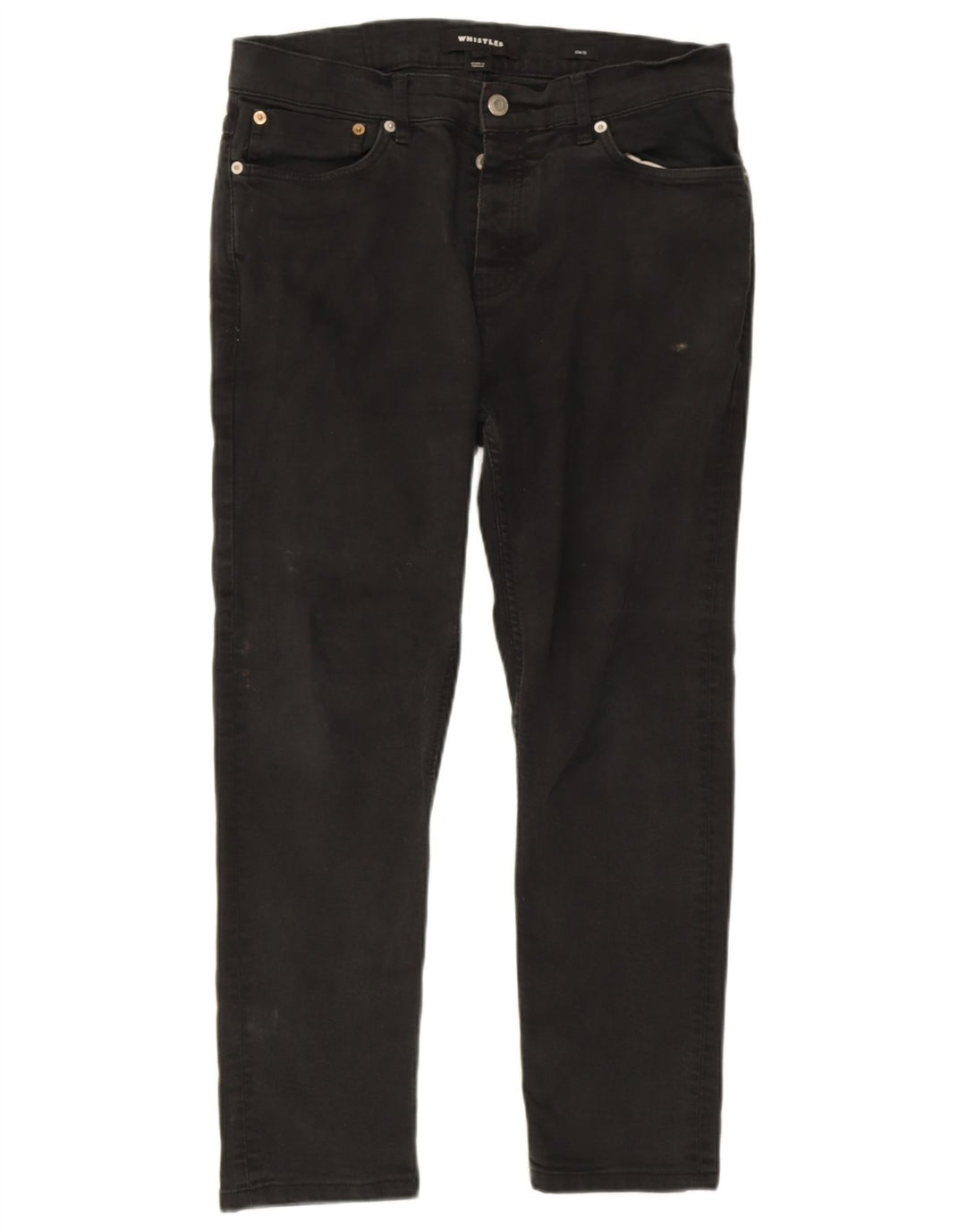 Whistles Womens Crop Slim Jeans W34 L25 Black