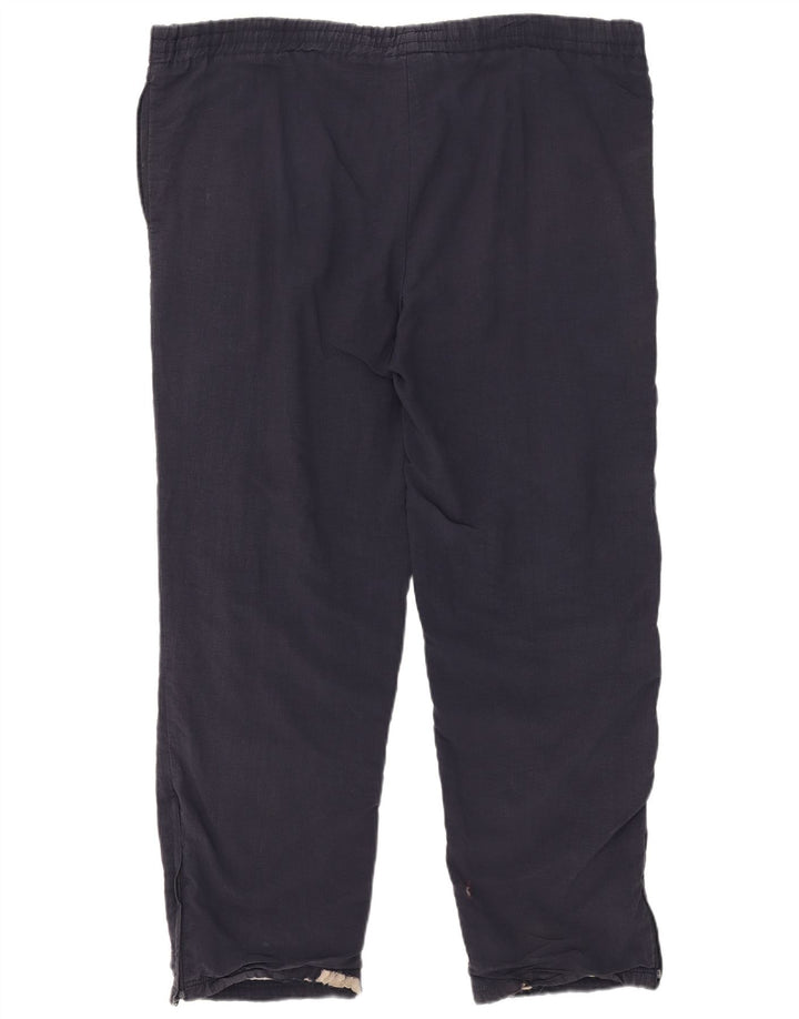 Puma Mens Tracksuit Trousers Large  Navy Blue Nylon