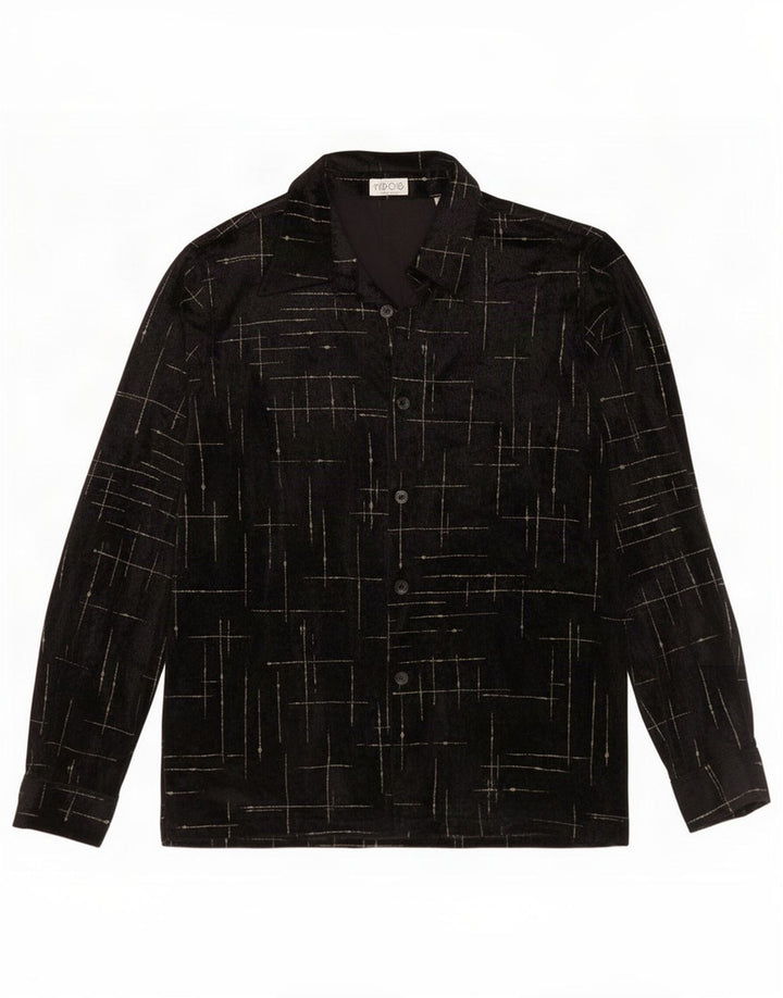 Tipo' S Mens Shirt XL Black Check Polyester