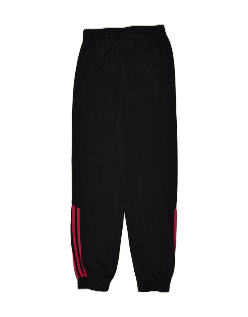 ADIDAS Girls Tracksuit Trousers Joggers 13-14 Years Black Polyester | Vintage Adidas | Thrift | Second-Hand Adidas | Used Clothing | Messina Hembry 