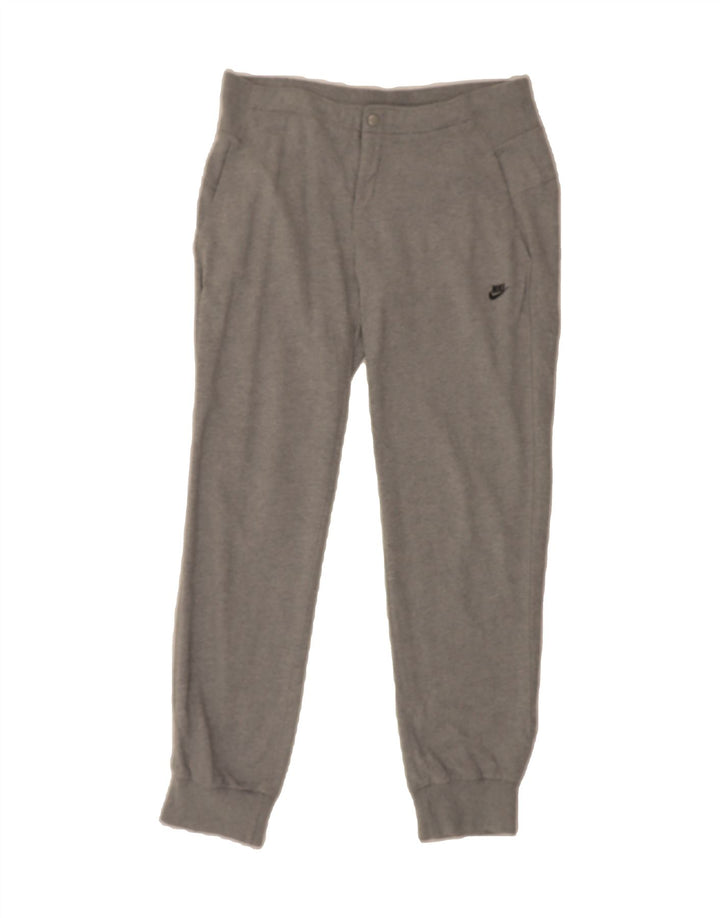 NIKE Womens Tracksuit Trousers Joggers UK 14 Large  Grey Vintage Nike and Second-Hand Nike from Messina Hembry 