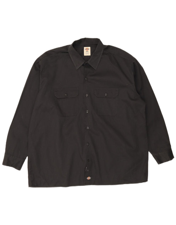 Dickies Mens Shirt 2XL Black Polyester