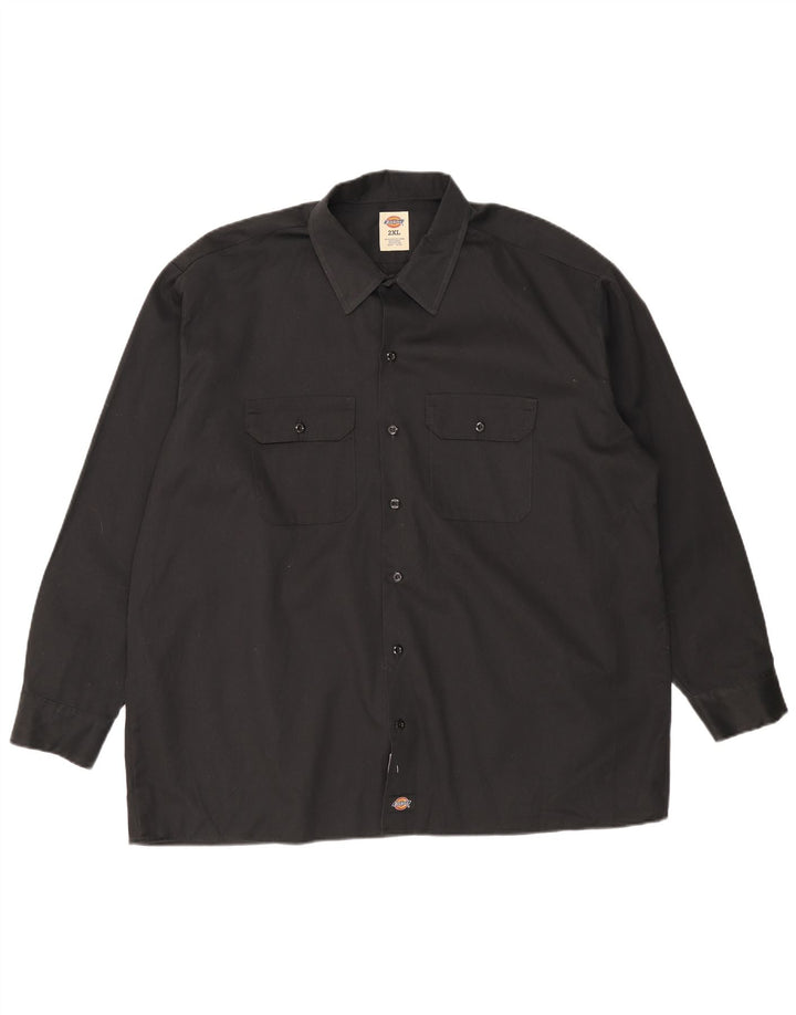 Dickies Mens Shirt 2XL Black Polyester