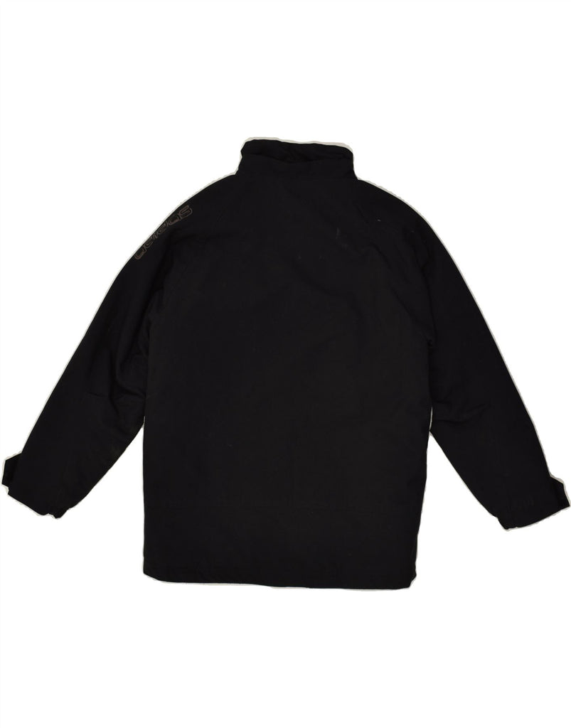 ADIDAS Boys Windbreaker Jacket 9-10 Years Black Polyamide | Vintage Adidas | Thrift | Second-Hand Adidas | Used Clothing | Messina Hembry 