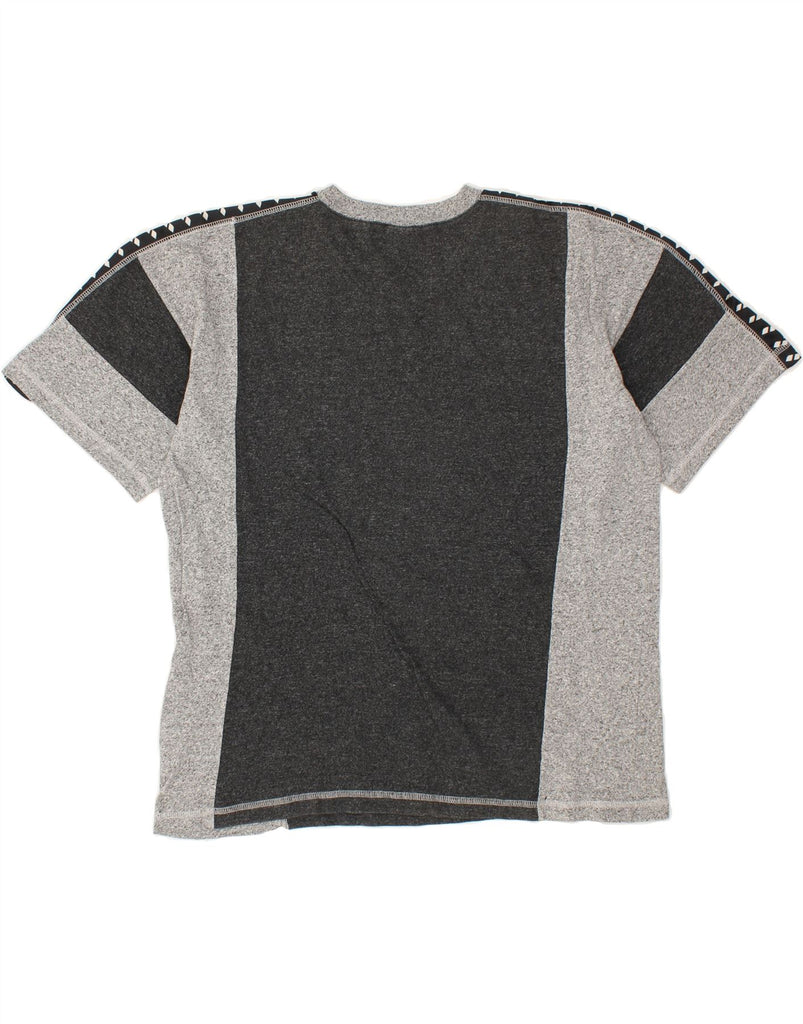 ARENA Mens T-Shirt Top Medium Grey Colourblock | Vintage Arena | Thrift | Second-Hand Arena | Used Clothing | Messina Hembry 