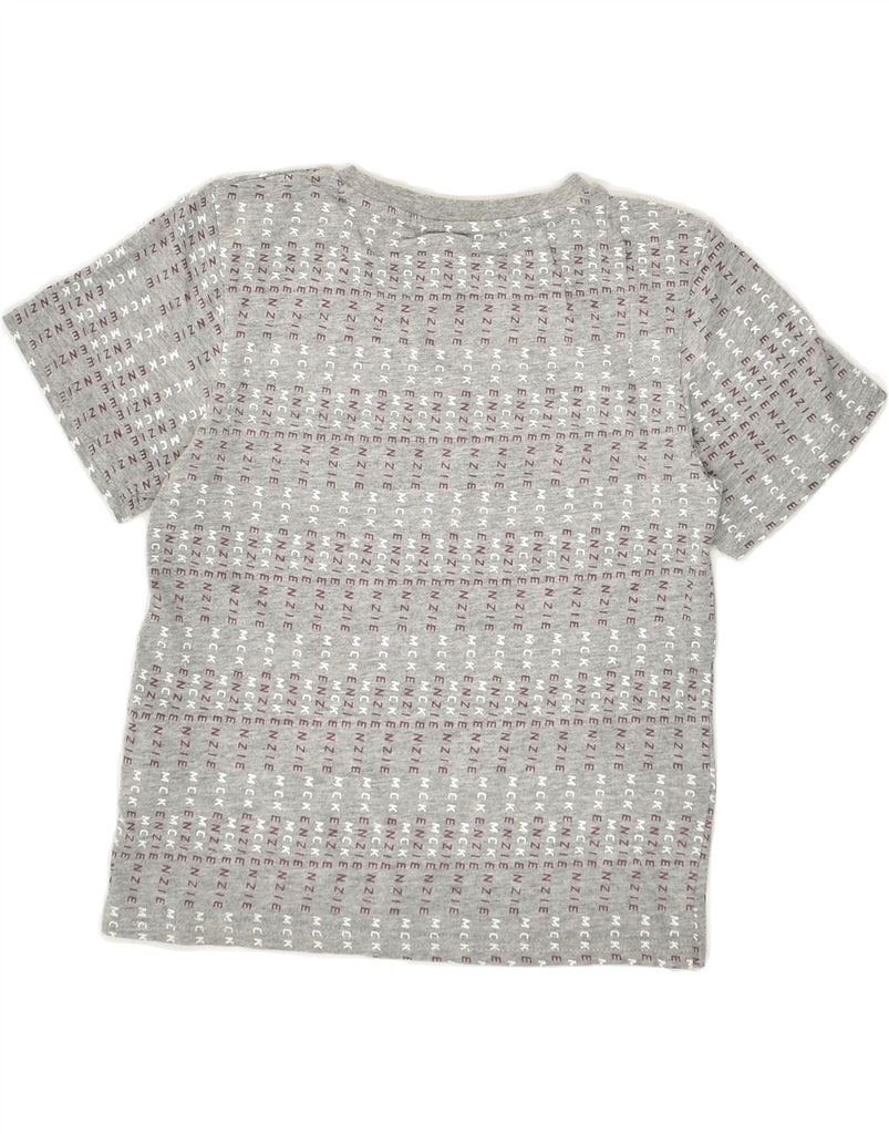 MCKENZIE Girls Graphic T-Shirt Top 6-7 Years Grey Cotton | Vintage Mckenzie | Thrift | Second-Hand Mckenzie | Used Clothing | Messina Hembry 