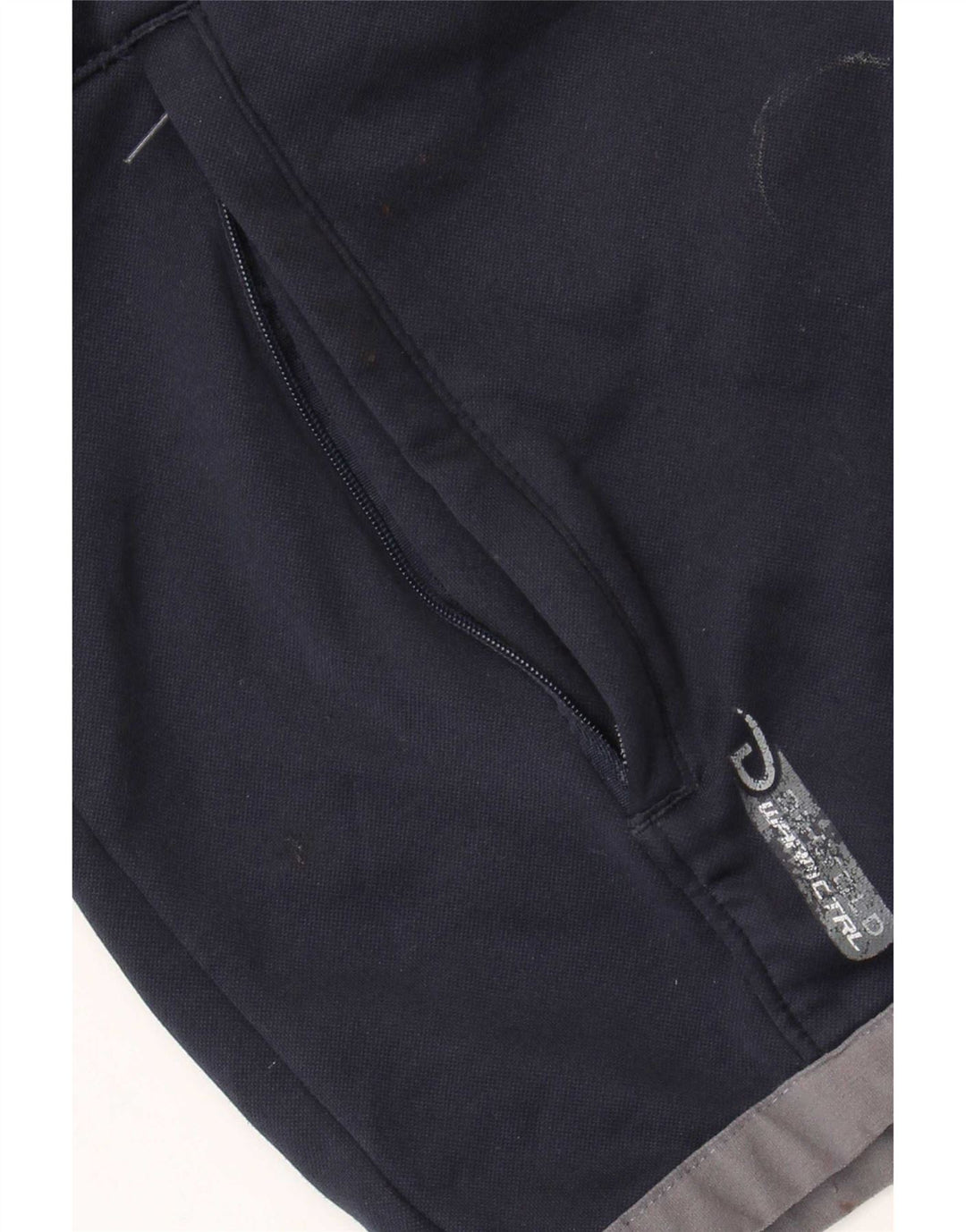 Champion Mens Tracksuit Top Jacket Medium Navy Blue Colourblock Polyester
