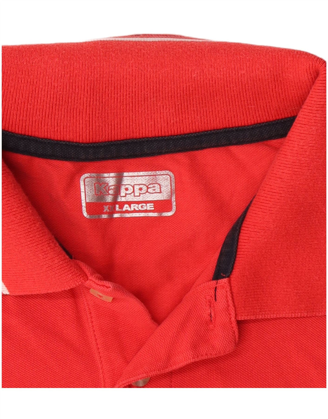 Kappa Mens Polo Shirt XL Red Cotton