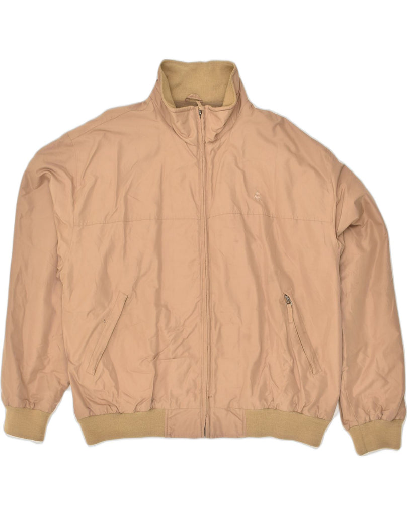 MARINA YACHTING Mens Bomber Windbreaker Jacket IT 52 XL Brown Polyester | Vintage Marina Yachting | Thrift | Second-Hand Marina Yachting | Used Clothing | Messina Hembry 