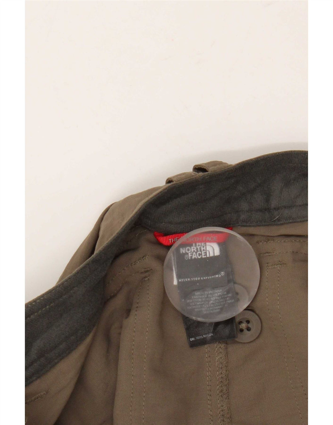 The North Face Womens Chino Shorts US 6 Medium W30 Khaki Nylon