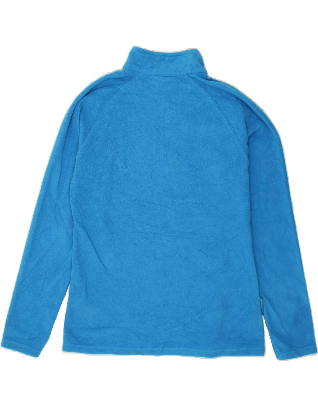 MOUNTAIN WAREHOUSE Womens Zip Neck Fleece Jumper UK 12 Medium Blue Vintage Mountain Warehouse and Second-Hand Mountain Warehouse from Messina Hembry 