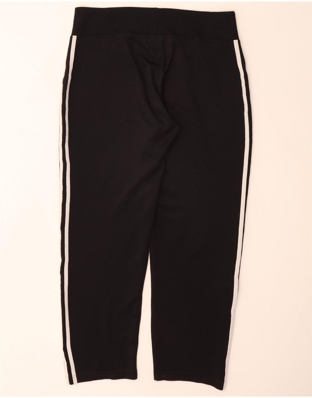 ADIDAS Womens Tracksuit Trousers UK 16 Large  Black Polyester