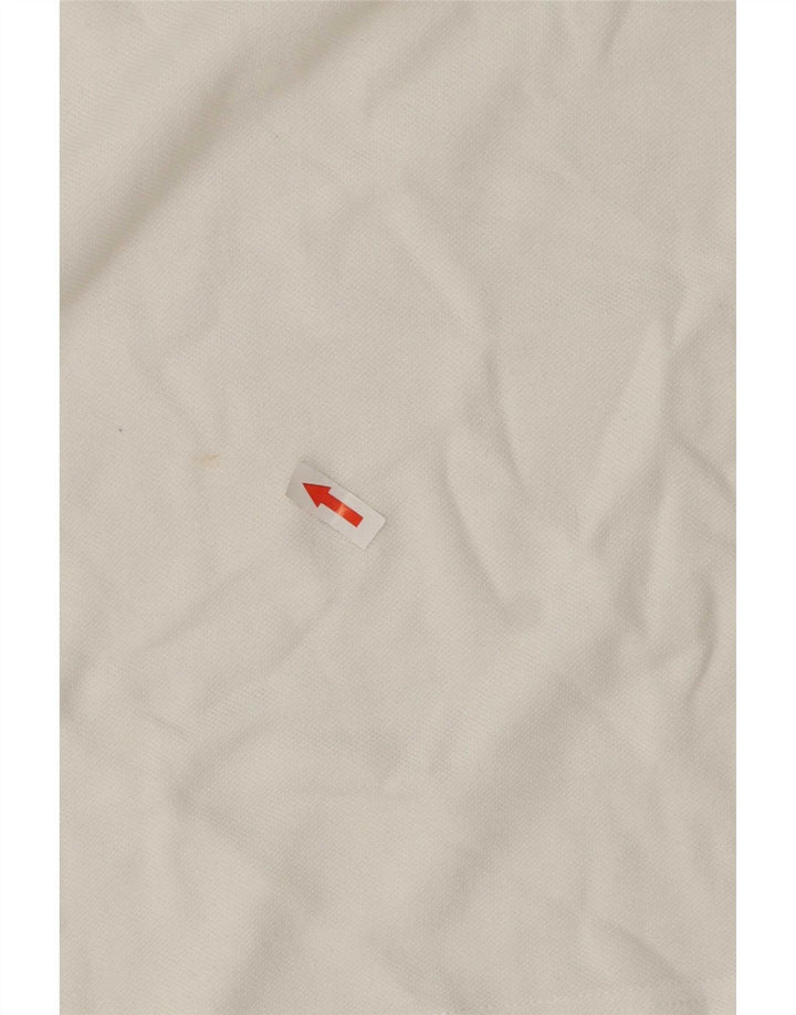 Benetton Mens Polo Shirt Medium White