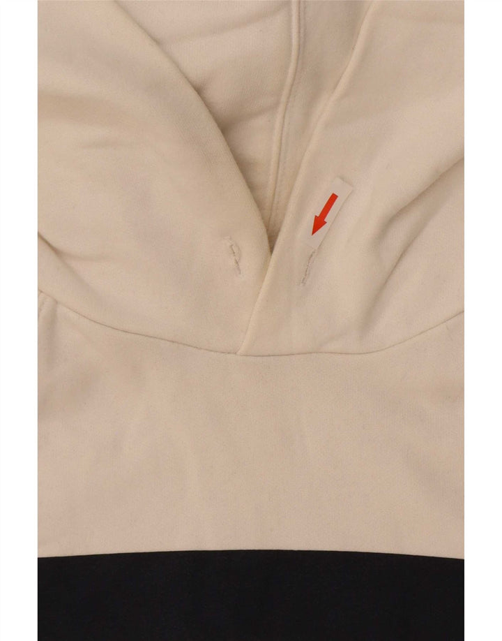 Levi's Mens Graphic Hoodie Jumper Small White Cotton