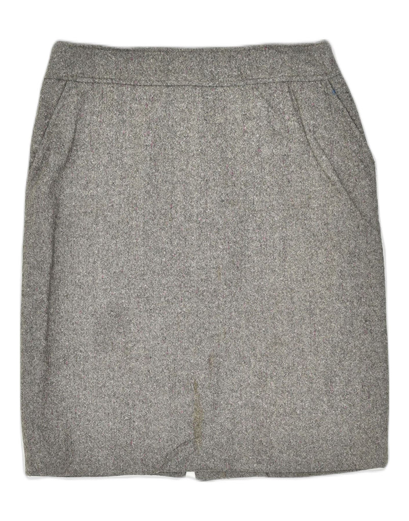 LUISA SPAGNOLI Womens Straight Skirt IT 44 Medium W32 Grey Check Classic | Vintage | Thrift | Second-Hand | Used Clothing | Messina Hembry 