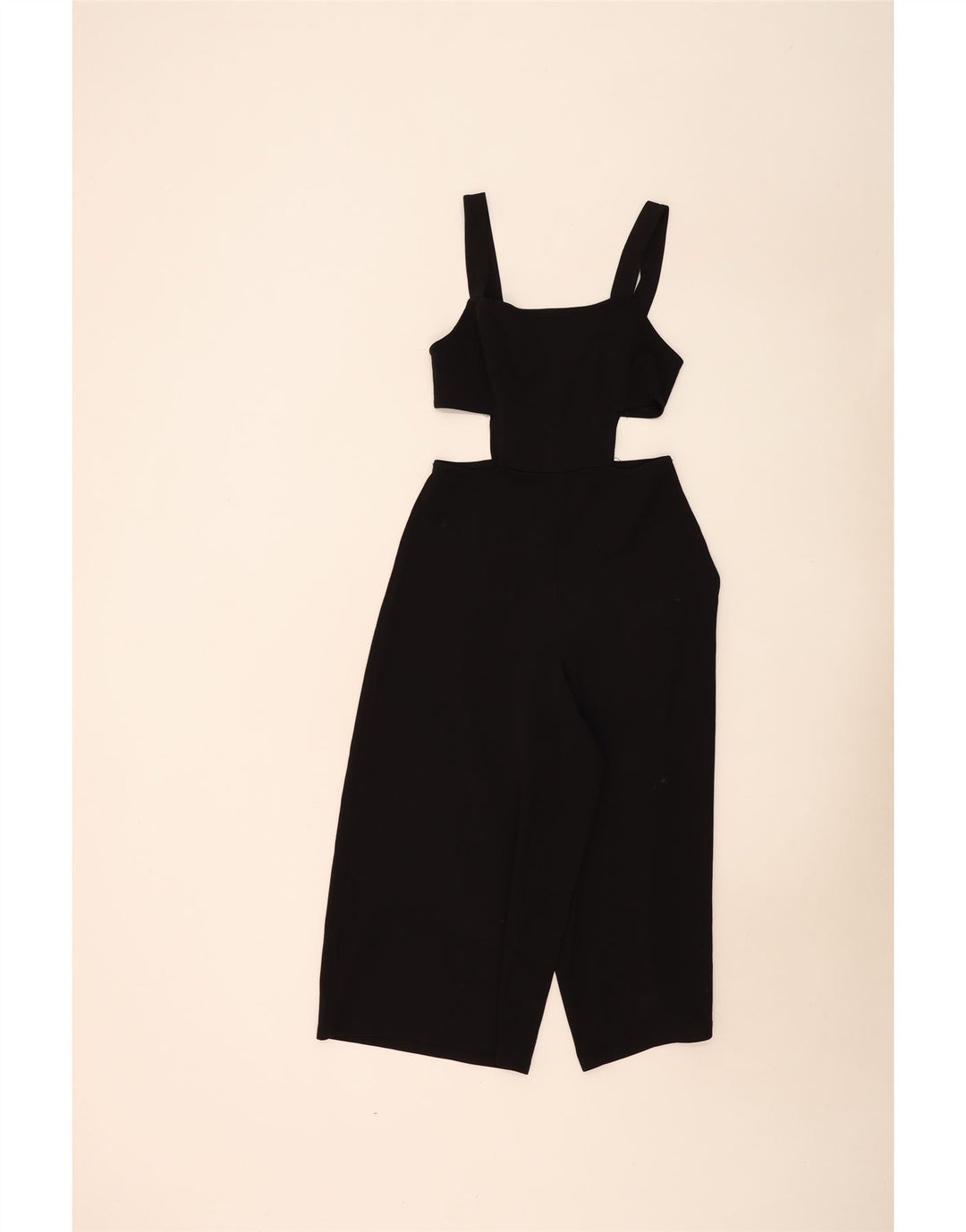 Zara Womens Sleeveless Jumpsuit UK 12 Medium Black