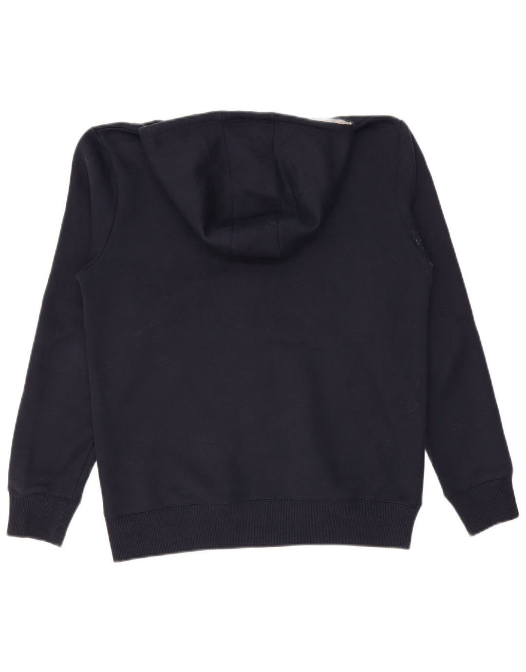 Penguin Mens Zip Hoodie Sweater Small Navy Blue Cotton