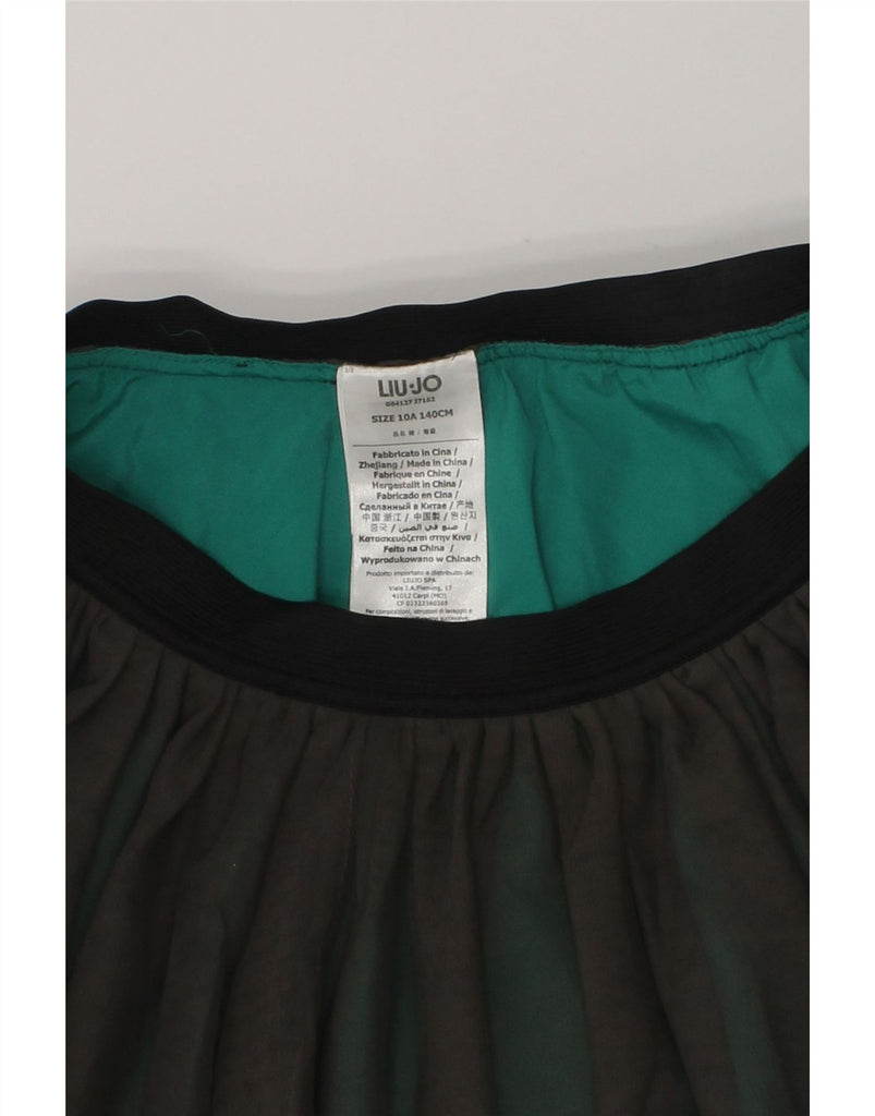 LIU JO Girls Tiered Skirt 9-10 Years W26 Brown Polyamide | Vintage Liu Jo | Thrift | Second-Hand Liu Jo | Used Clothing | Messina Hembry 