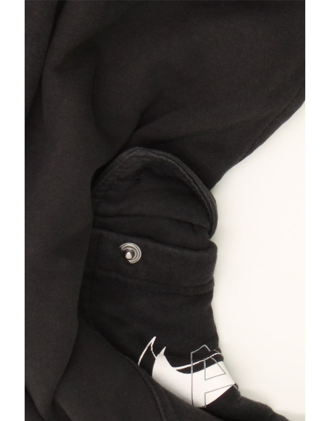 Nike Mens Graphic Cargo Tracksuit Trousers Joggers Small  Black Cotton