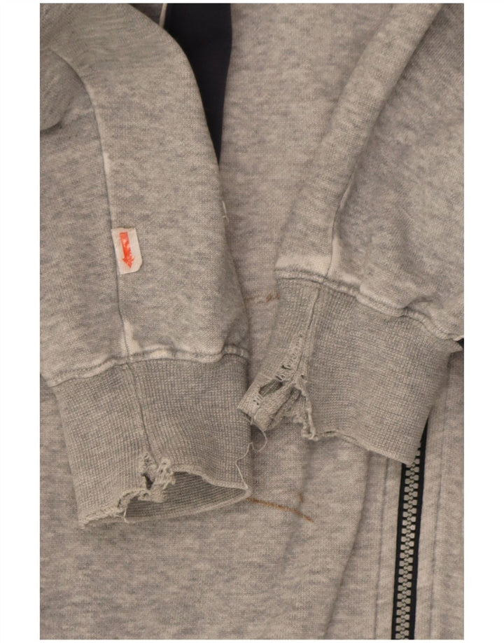Champion Mens Regular Fit Tracksuit Top Jacket Small Grey Colourblock