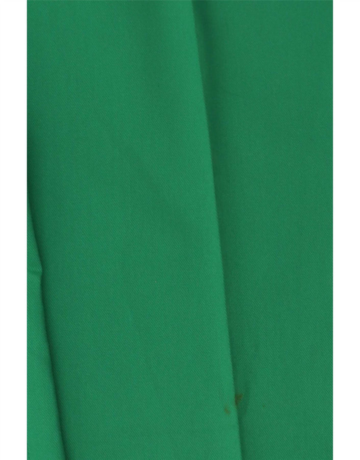Farah Womens Straight Casual Trousers W36 L34 Green Polyester