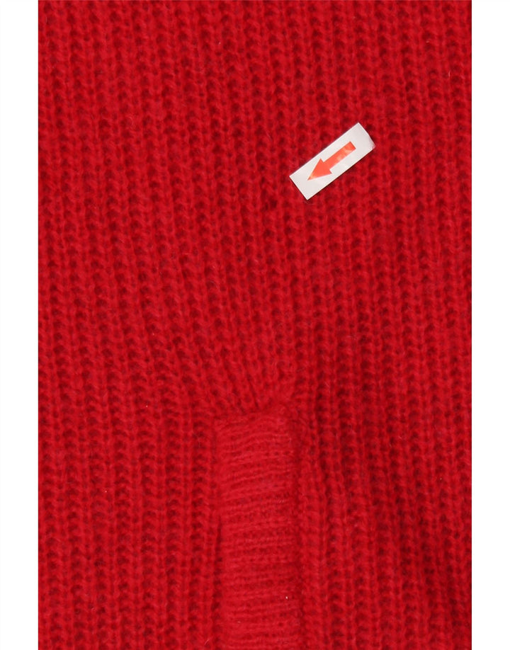 Vintage Womens Cardigan Sweater UK 16 Large Red