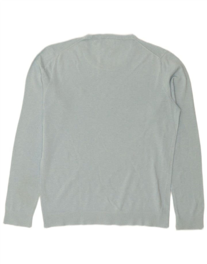 Tommy Hilfiger Mens Crew Neck Jumper Sweater Large Blue