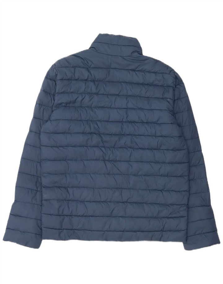 Harmont & Blaine Mens Padded Jacket UK 38 Medium Blue Nylon