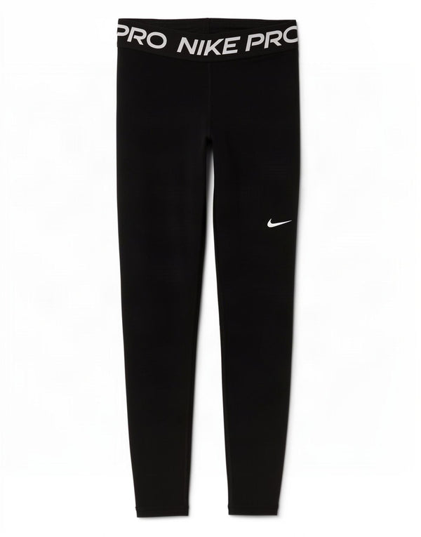 Nike Womens Graphic Leggings UK 8 Small Black Polyester