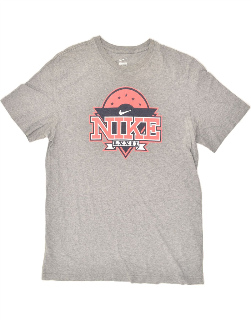 NIKE Mens Graphic T-Shirt Top XL Grey Cotton | Vintage Nike | Thrift | Second-Hand Nike | Used Clothing | Messina Hembry 