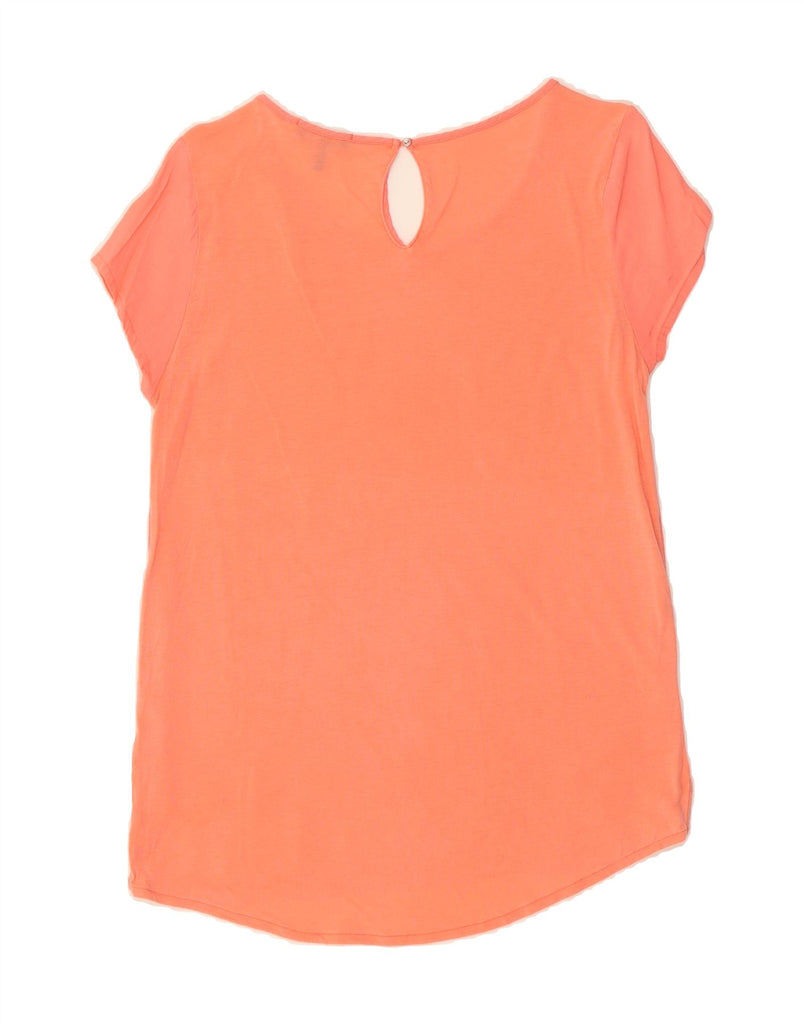MASSIMO DUTTI Womens Blouse Top UK 14 Medium Orange Vintage Massimo Dutti and Second-Hand Massimo Dutti from Messina Hembry 