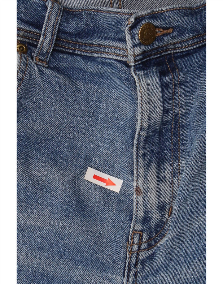 WRANGLER Mens Regular Fit Straight Jeans W34 L30 Blue Cotton