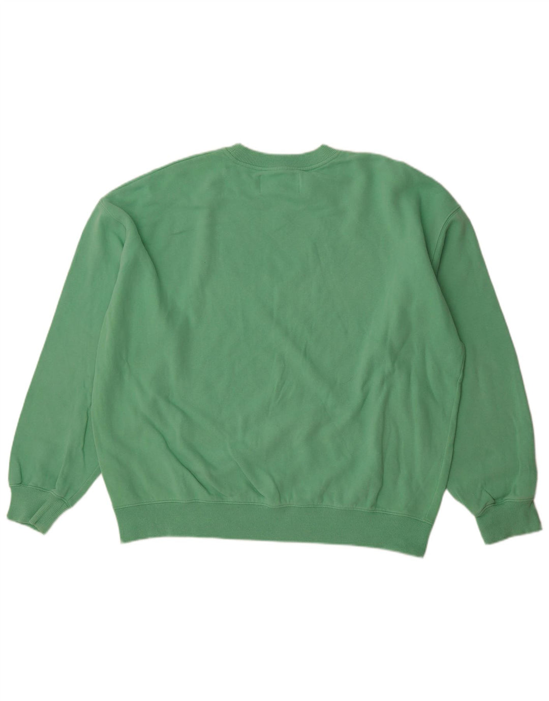 Calvin Klein Jeans Mens Graphic Sweatshirt Jumper 2XL Green Cotton