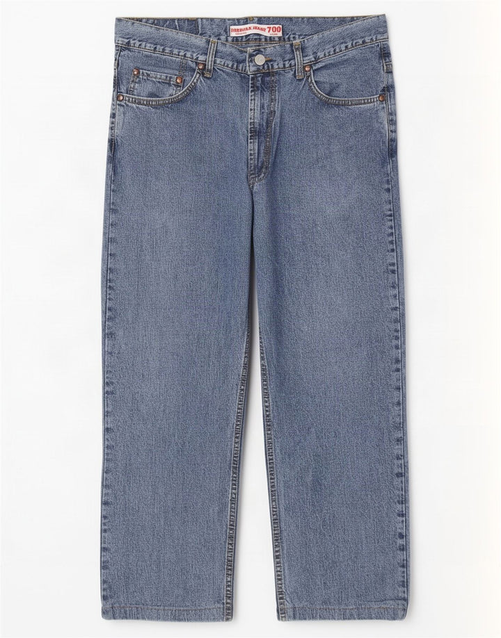 Carrera Mens Cropped Jeans W36 L25 Blue Cotton