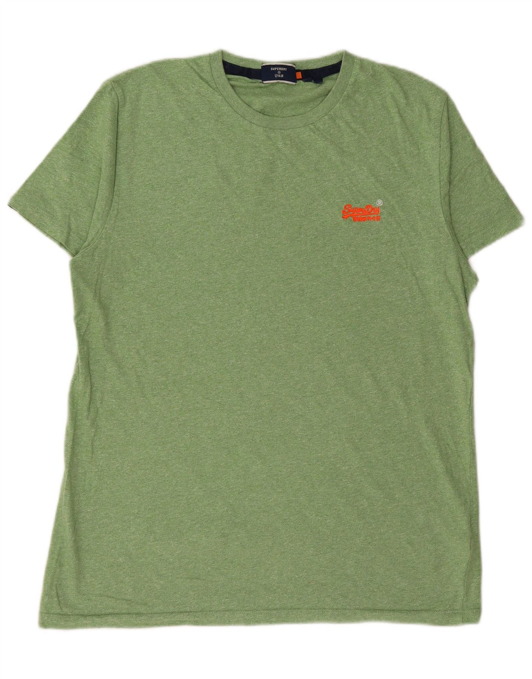 SUPERDRY Mens T-Shirt Top Large Green Cotton