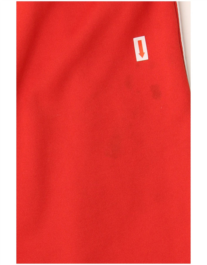 ADIDAS Mens Graphic Sport Shorts Small Red Polyester