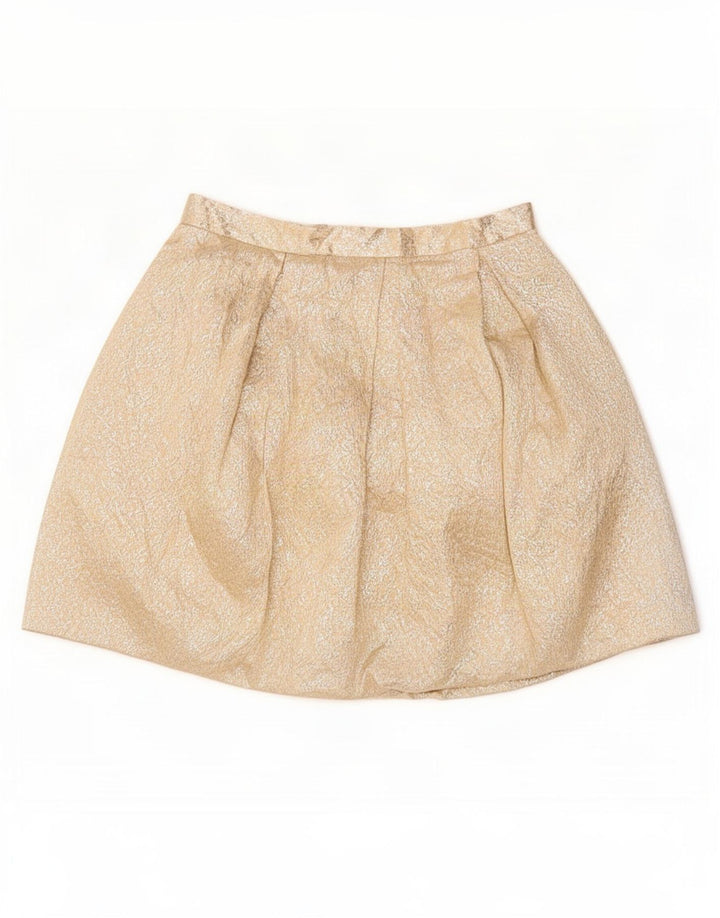 Coast Womens Mini Skirt UK 12 Medium W28 Beige Floral Polyester