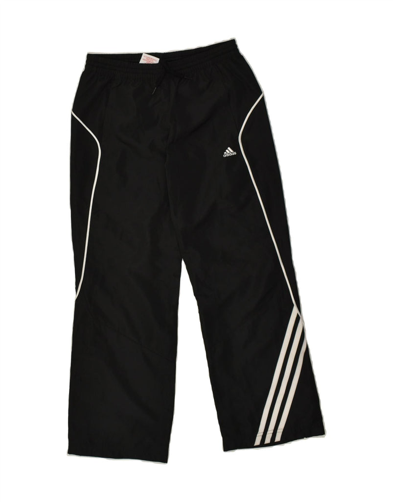 ADIDAS Boys Climacool Tracksuit Trousers 9-10 Years Black Polyester | Vintage Adidas | Thrift | Second-Hand Adidas | Used Clothing | Messina Hembry 