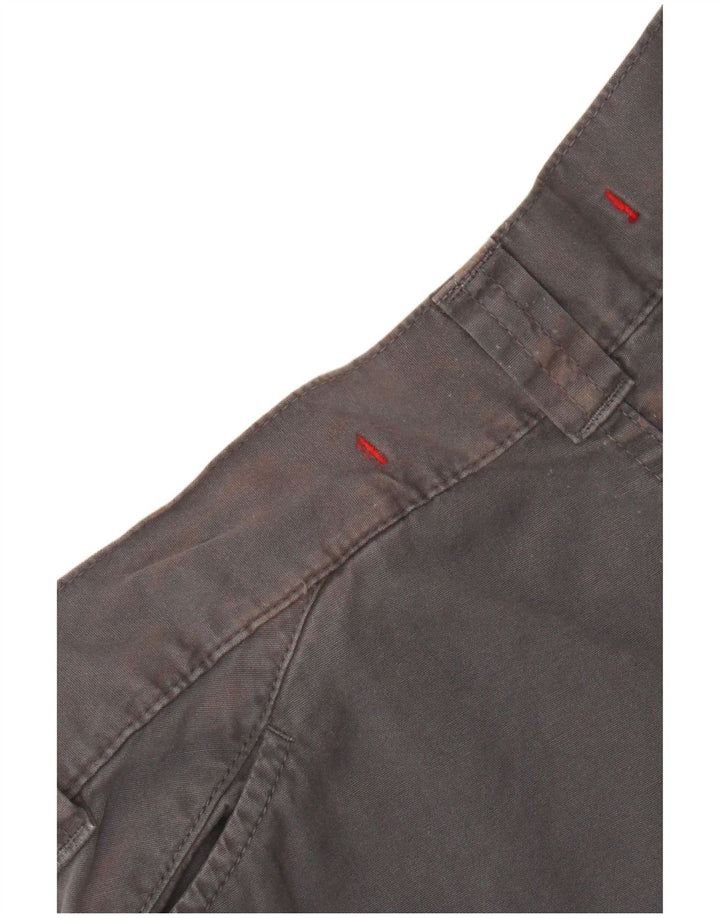 Trussardi Mens Straight Cargo Trousers IT 48 Medium W32 L32 Grey