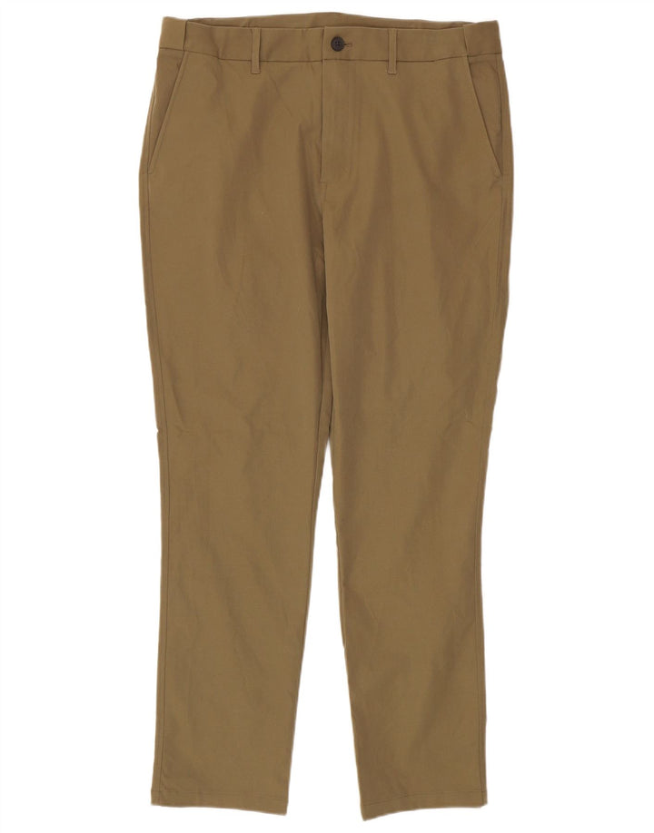 Rohan Mens Slim Chino Trousers W36 L31 Khaki Polyester