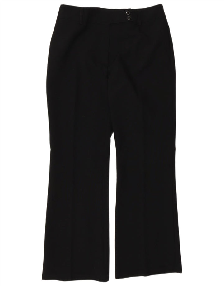 St. Bernard Womens Bootcut Suit Trousers EU 40 Medium W30 L30 Black
