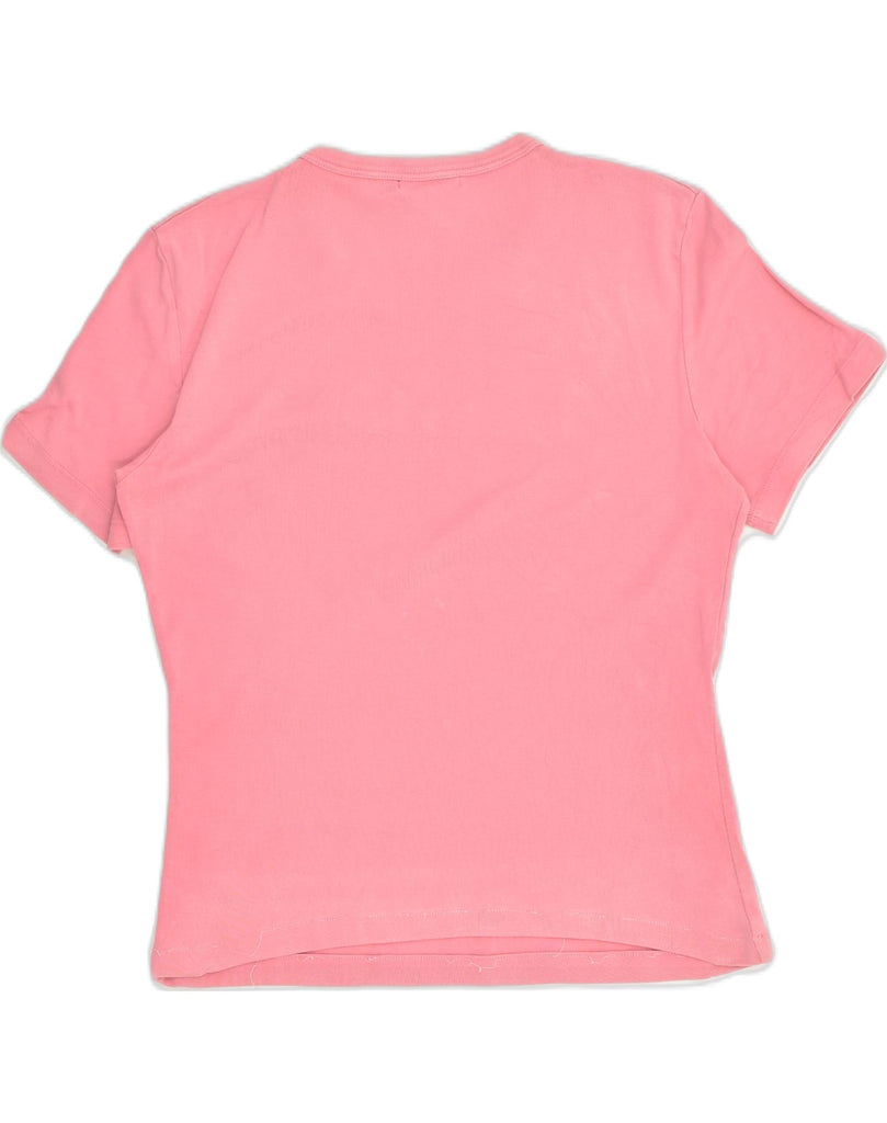 GAS Womens T-Shirt Top UK 18 XL Pink Cotton | Vintage Gas | Thrift | Second-Hand Gas | Used Clothing | Messina Hembry 