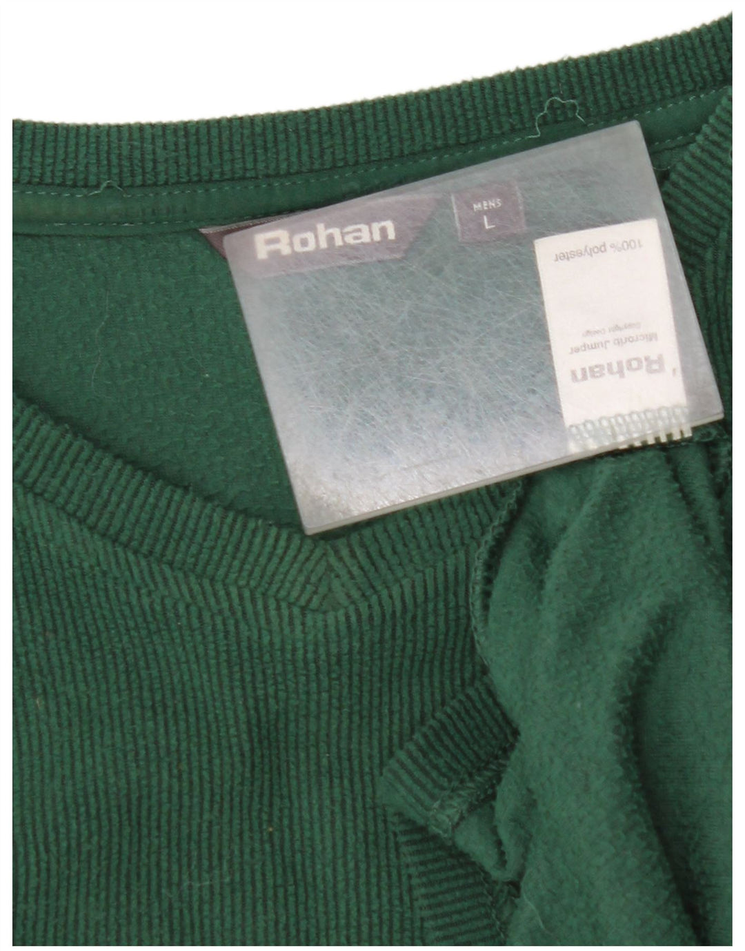 ROHAN Mens Fleece Top Long Sleeve Medium Green Polyester