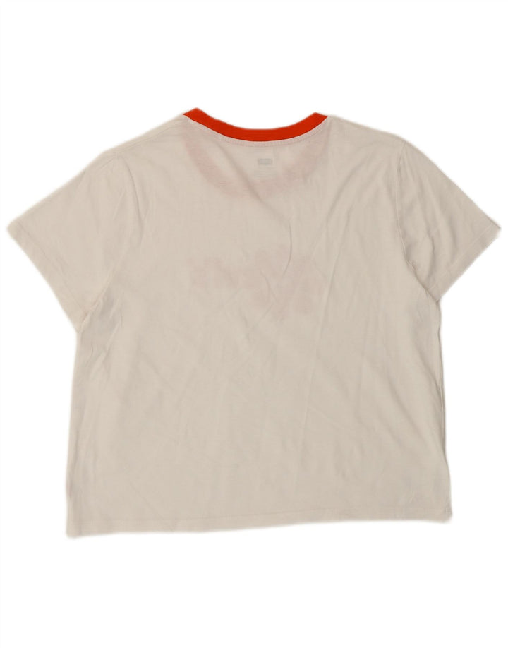 Levi's Womens Graphic T-Shirt Top UK 10 Small White