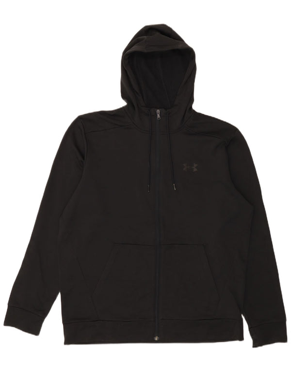 Under Armour Mens Zip Hoodie Sweater Large Black