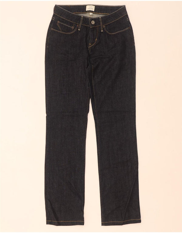 Levi's Womens Bold Curve Straight Jeans W25 L32 Black Cotton